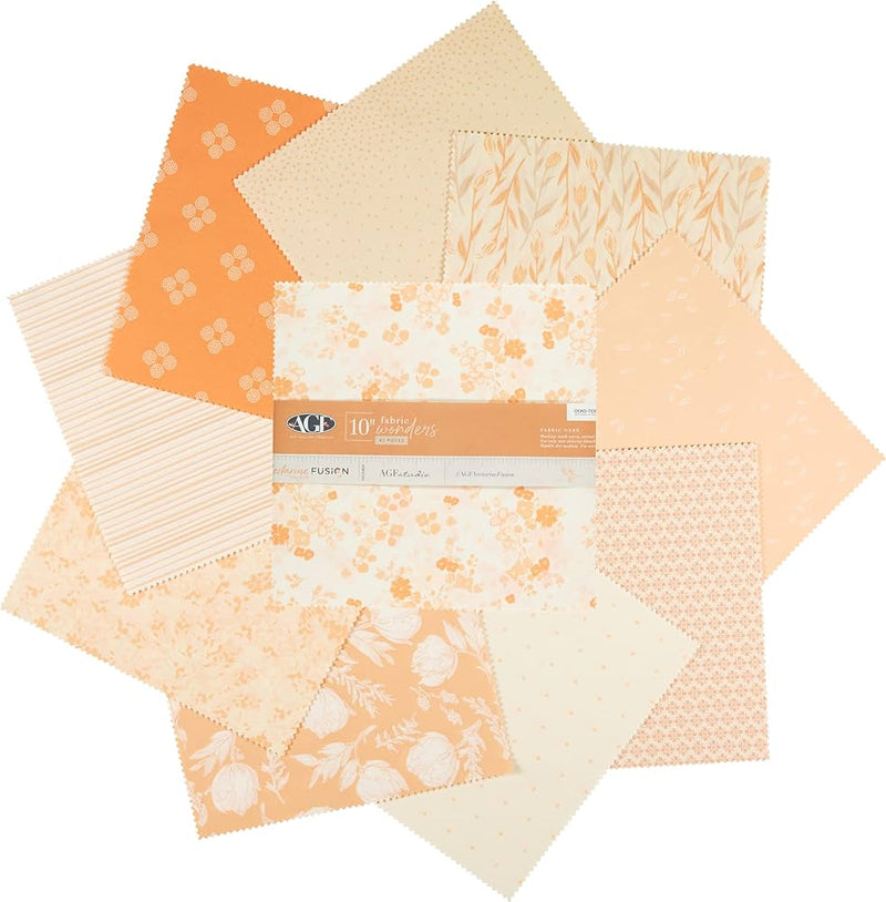 Nectarine Fusion - 10” Fabric Wonders