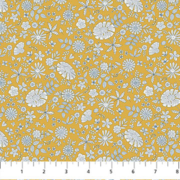 Floral Romance - Marigold, Gold