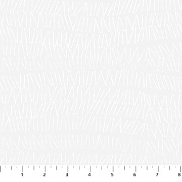 Dovetail - Grass, white on white FQ ONLY