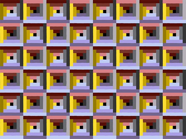 Piecework - Log Cabin, Woods