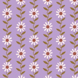 Retro Meadow - Daisy May, Lilac