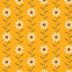 Retro Meadow - Daisy May, Gold