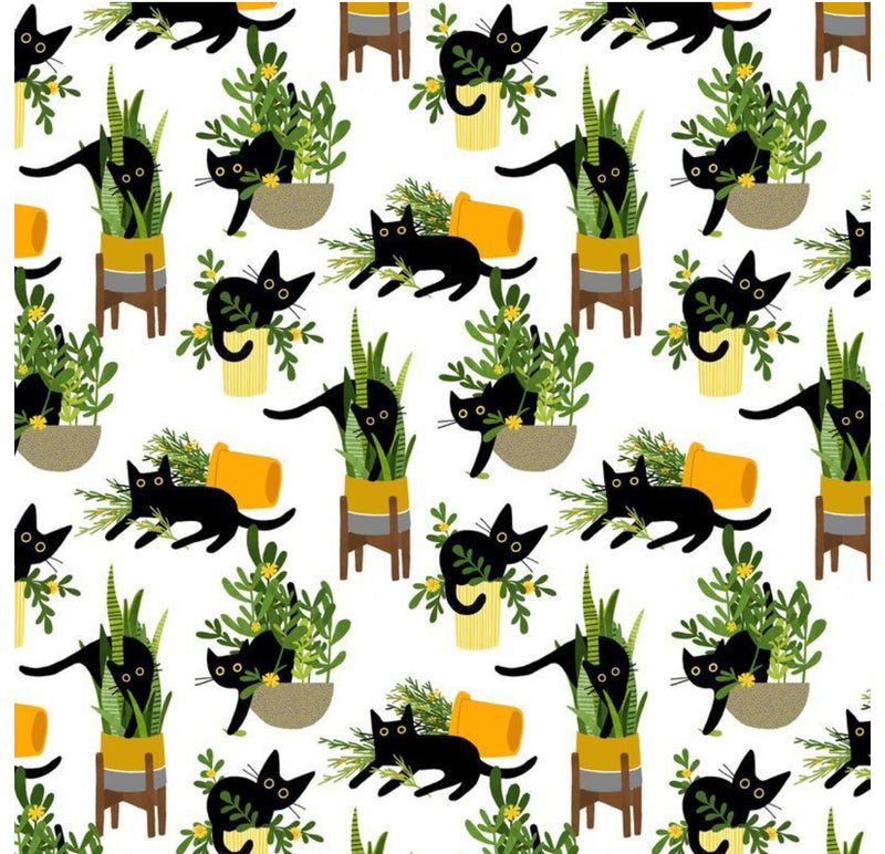 Just Purrlanted by Dear Stella Fabrics