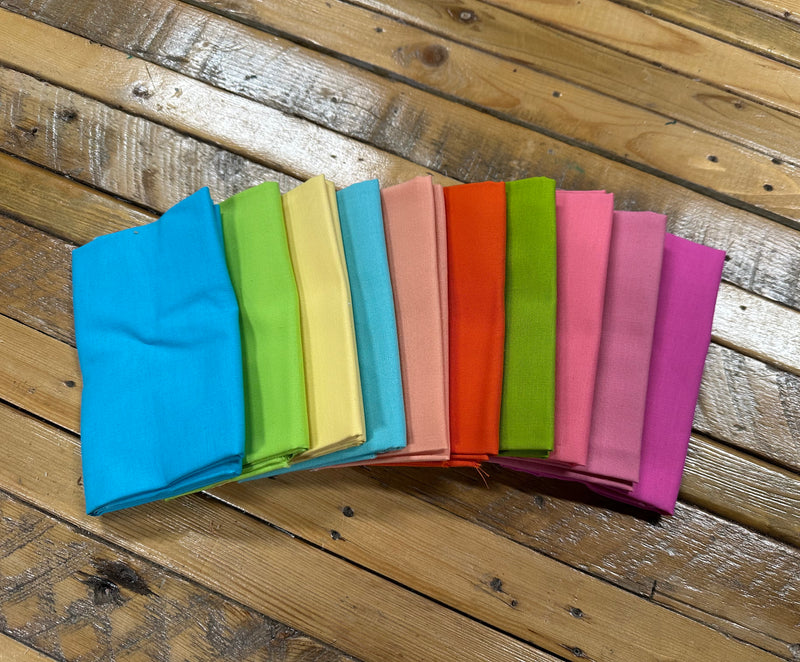 Tutti Frutti - Northcott Colorworks - Fat Quarter Bundle