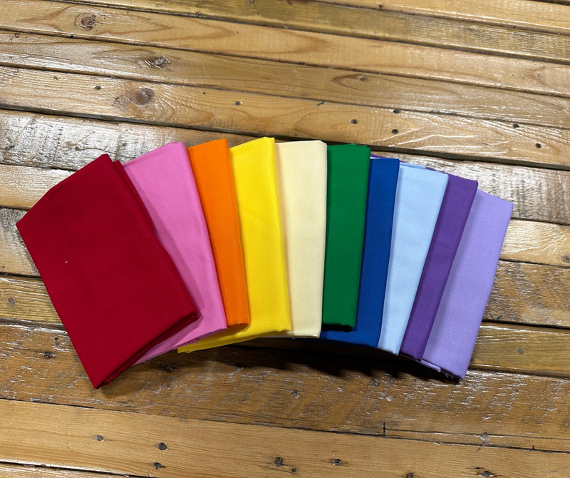 Over the Rainbow- Northcott Colorworks - Fat Quarter Bundle