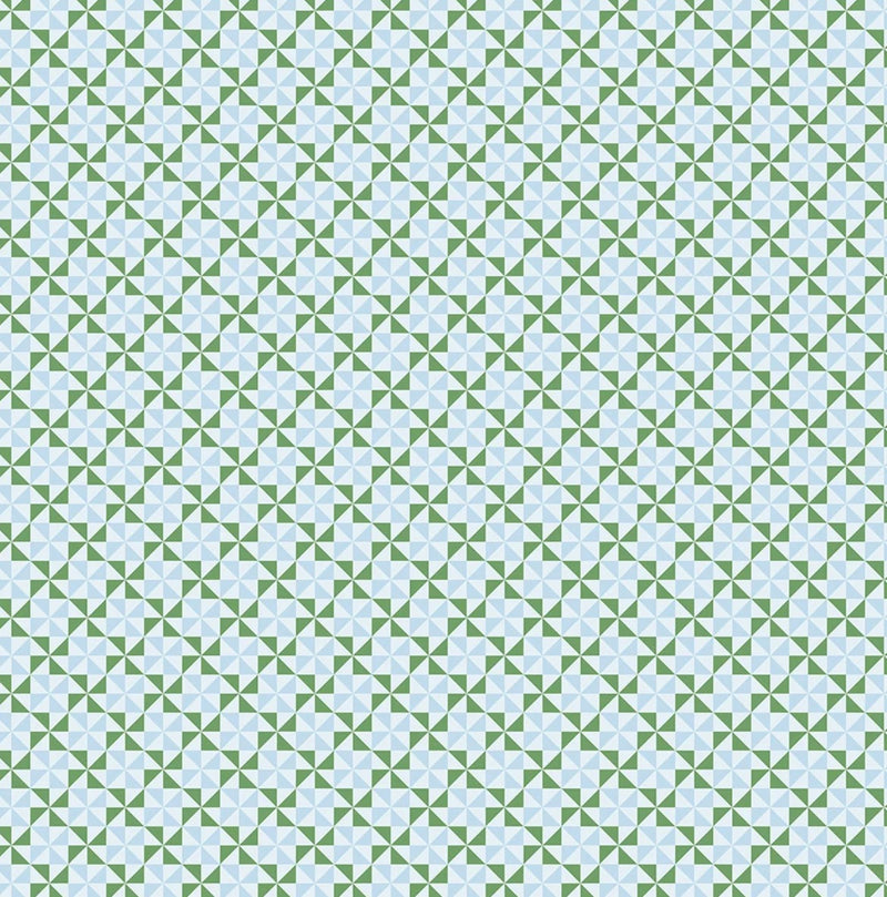 Shop Hop - PinWheel, Green