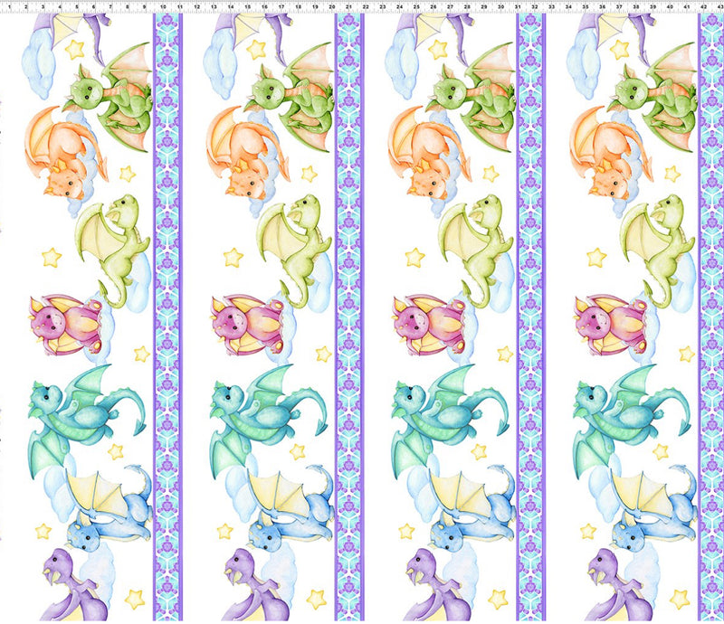 Dragon Friends - Border Ptint