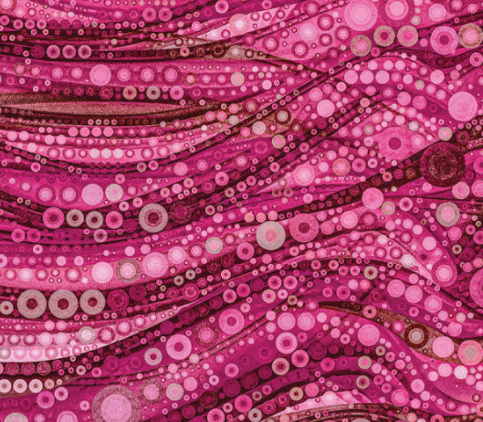 Gigi in the Garden - Abstract Circles, Pink