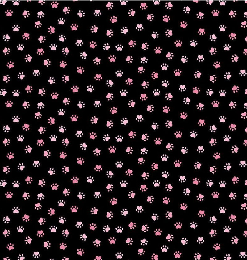 Here Comes Santa Claws - Heart Pawprint