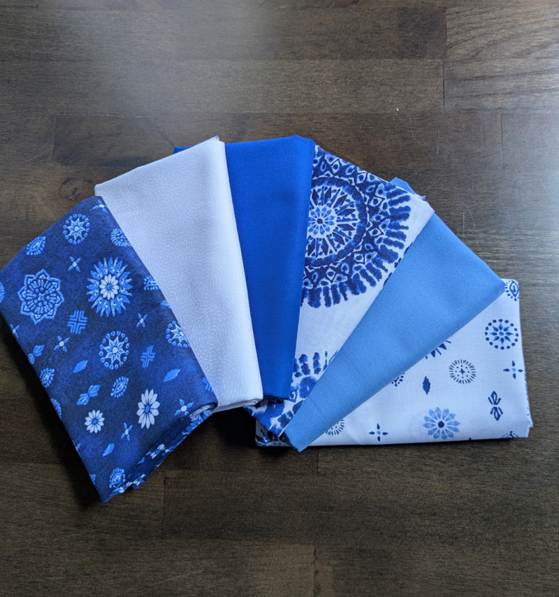 Indigo Splash - Fat Quarter Bundle