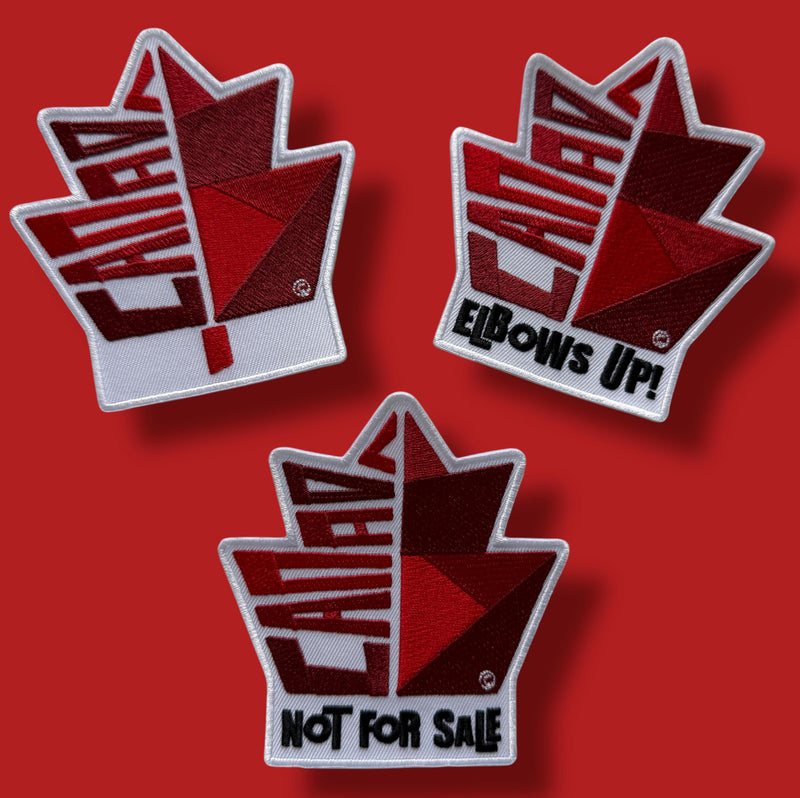 Canada Proud Iron On Patches by Sugar Free Quilts