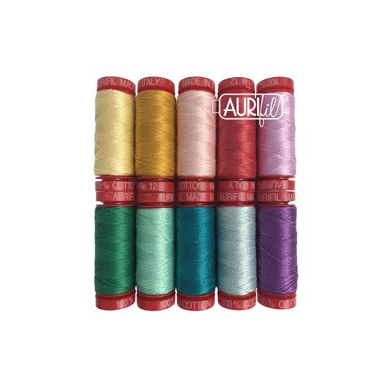 Aurifil - 12 wt - Hand Work & Embellishment - Small Spools (325 m)