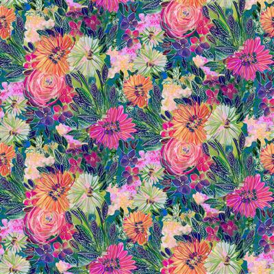 Sunset Meadow - Sketchy Floral