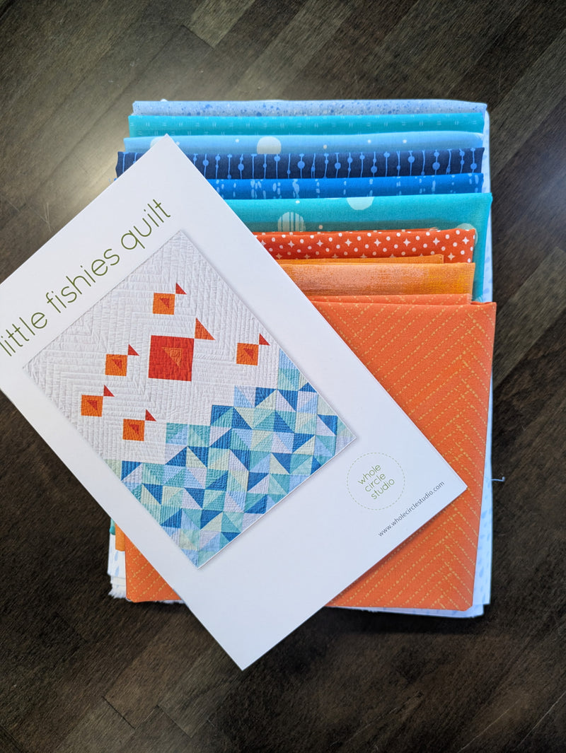 Little Fishies Quilt Kit by Whole Circle Studio