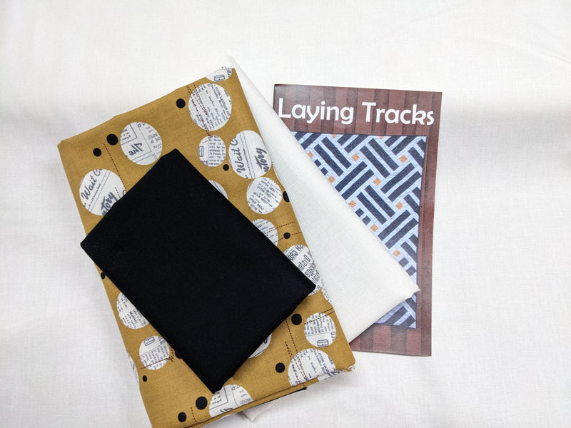 Laying Tracks - Gold & Black