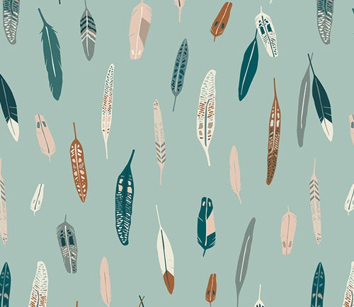 Capsules Campsite - Heather & Feathers FQ ONLY