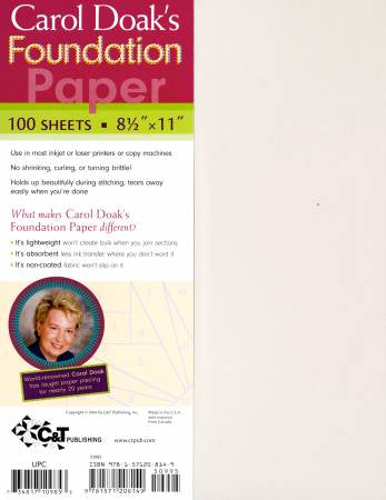 Carol Doak’s Foundation Paper