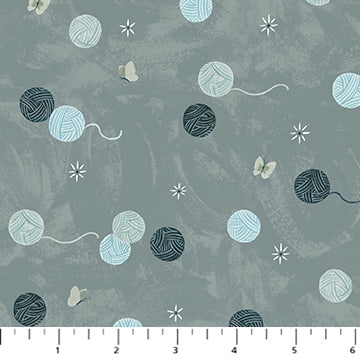 Paws & Play - Yarn Balls, Teal - FQ’s ONLY