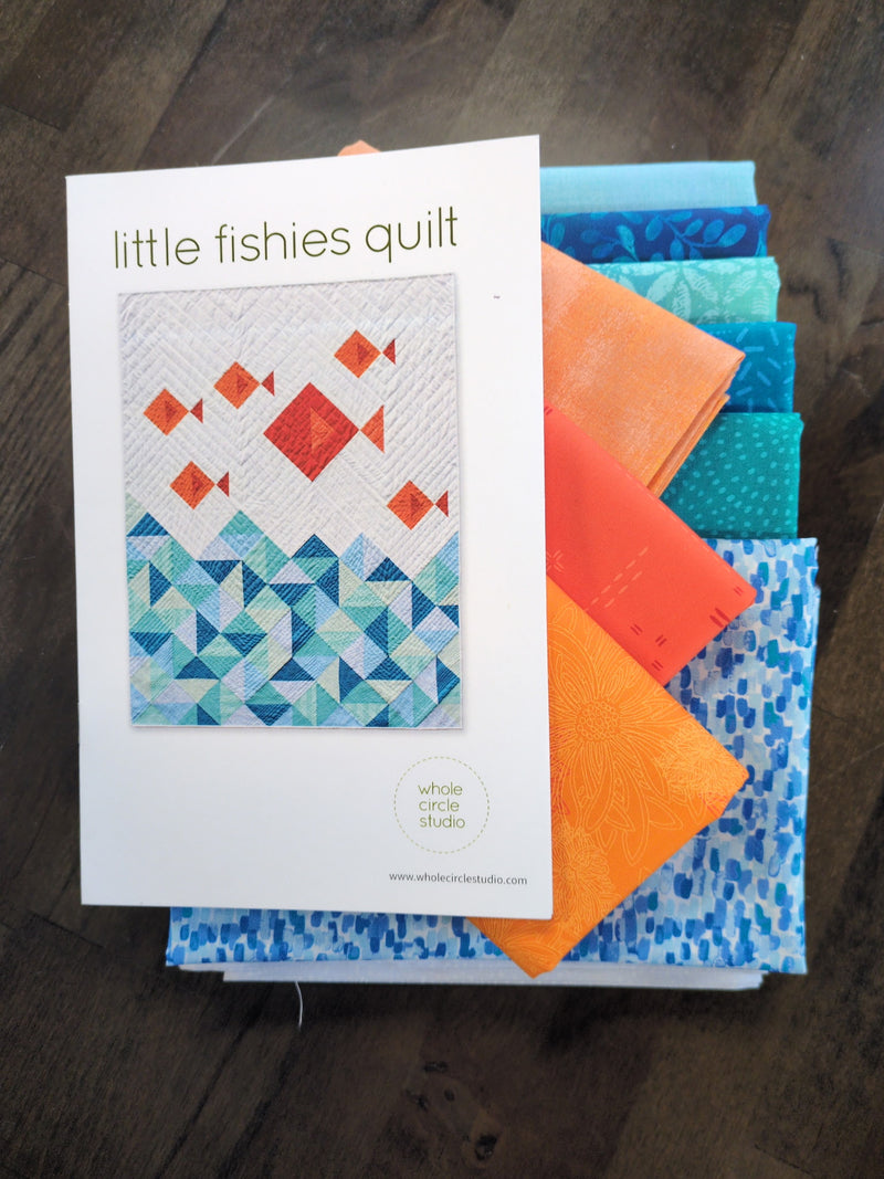 Little Fishies Quilt Kit by Whole Circle Studio