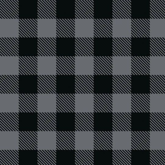 North of Ordinary - Buffalo Plaid, Charcoal