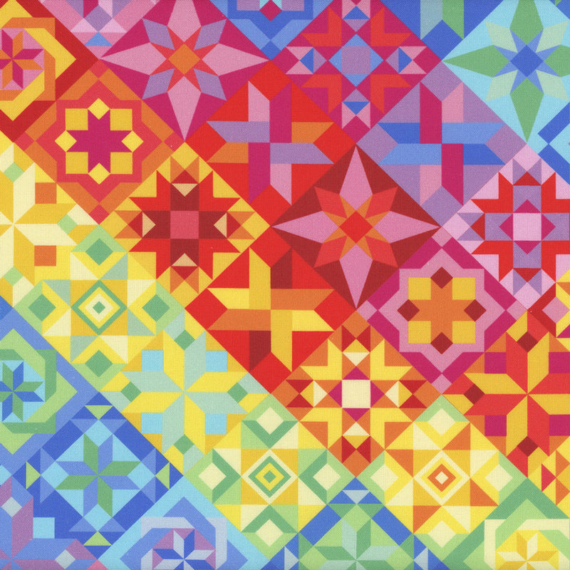 Sew Strong - Bright Quilt Blocks