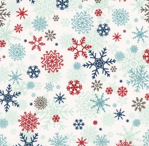 A Perfect Winter - Snowflakes, White