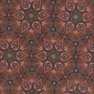 Floralscape - Suzani Medallions, Brown