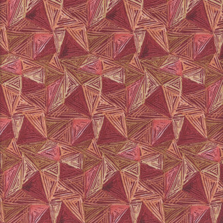 Floralscape - Floating Geometrics, Red