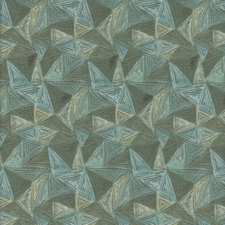 Floralscape - Floating Geometrics, Teal