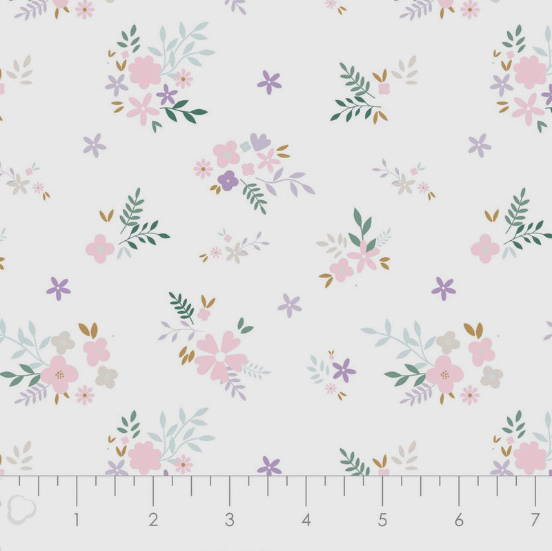 Soft Floral - Flannel, Cream