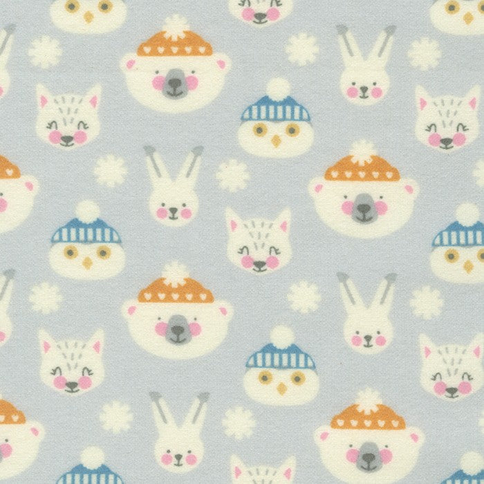 Snow Snuggles - Polar Animals, Flannel