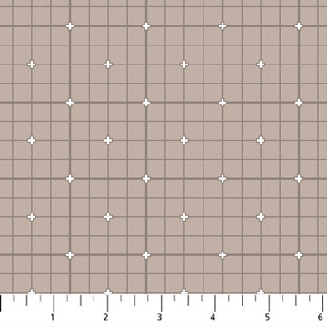 Serenity Basics - Grid in Taupe