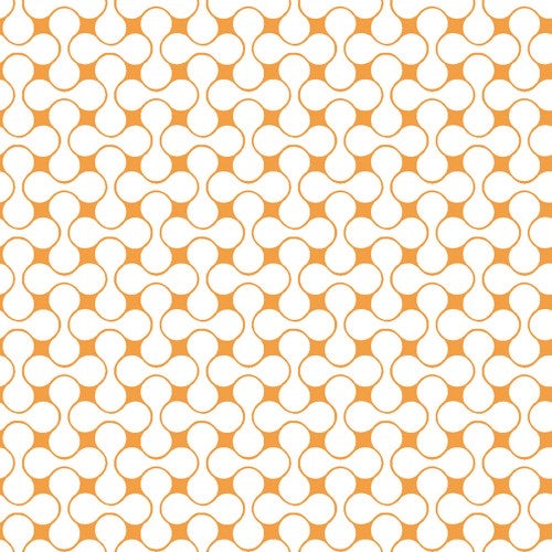 Good Vibes - Interconnected - Orange/ White