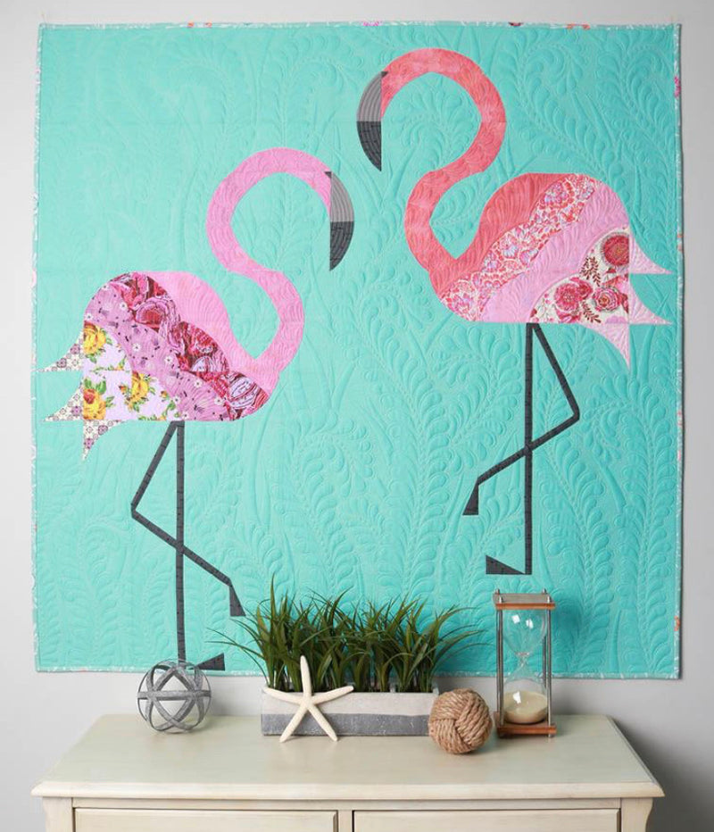 Mod Flamingos pattern by Sew Kind of Wonderful