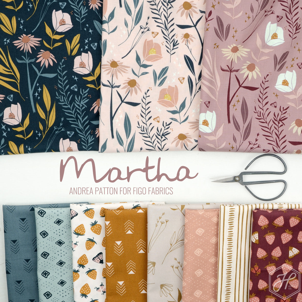 Martha by Andrea Patton for Figo Fabrics