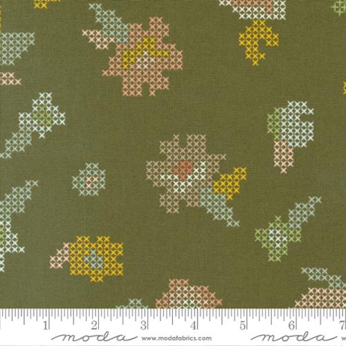 Dawn on the Prairie - Cross Stitch Florals, Moss Shadow