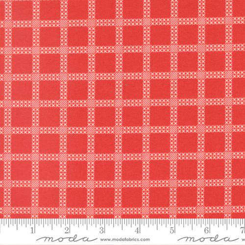 Dawn on the Prairie - Stitch Checks & Plaids, Poppy Field