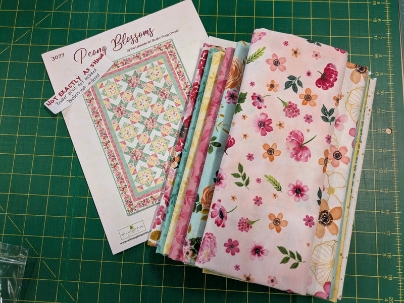 Peony Blossoms - Quilt Kit