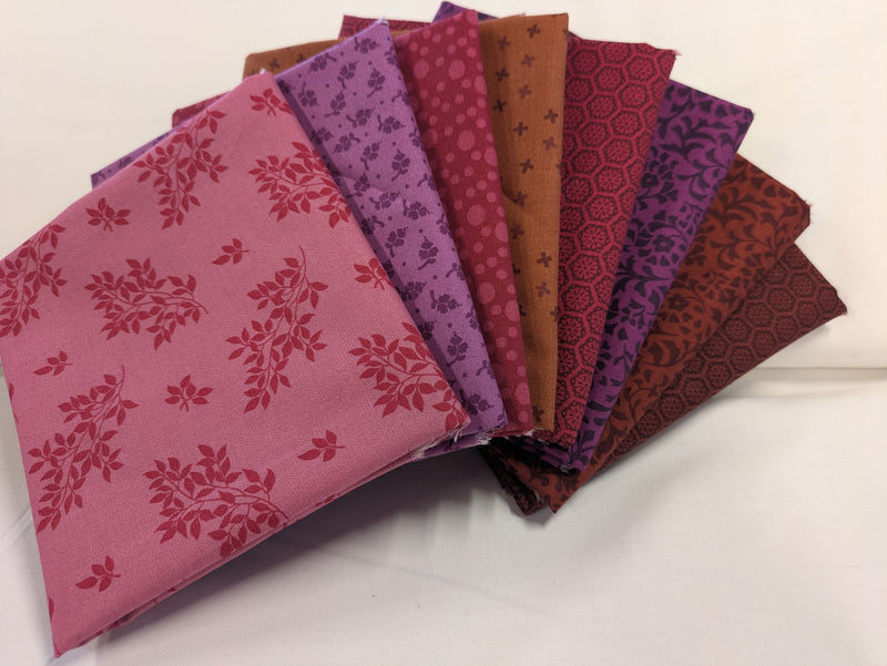 Moody Hues - Red FQ Bundle