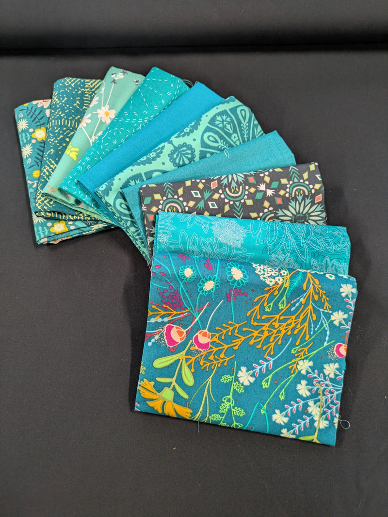 Color Master Curated Fabric Box - Teal Thoughts