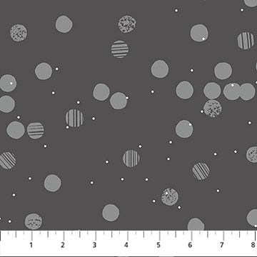 Seasons Basics - Snow in Gray FQ ONLY