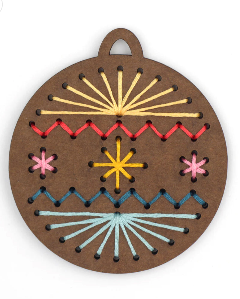 Gingerbread DYI Stitched Ornament Kit