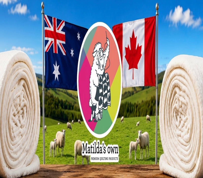 Matilda’s Own Cotton/ Poly Batting  - 10m