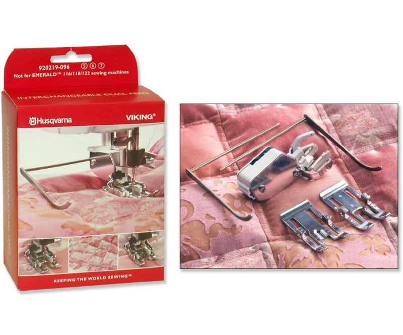 Husqvarna Viking Interchangeable Duel Feed
