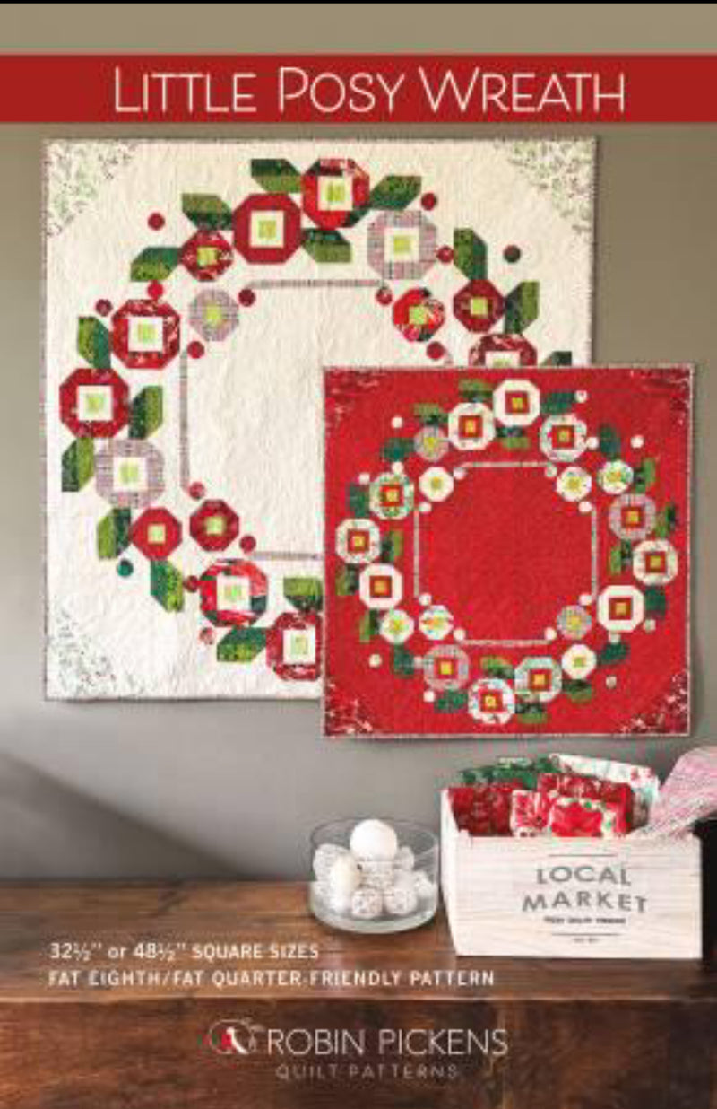 Little Posy Wreath Quilt Pattern by Robin Pickens