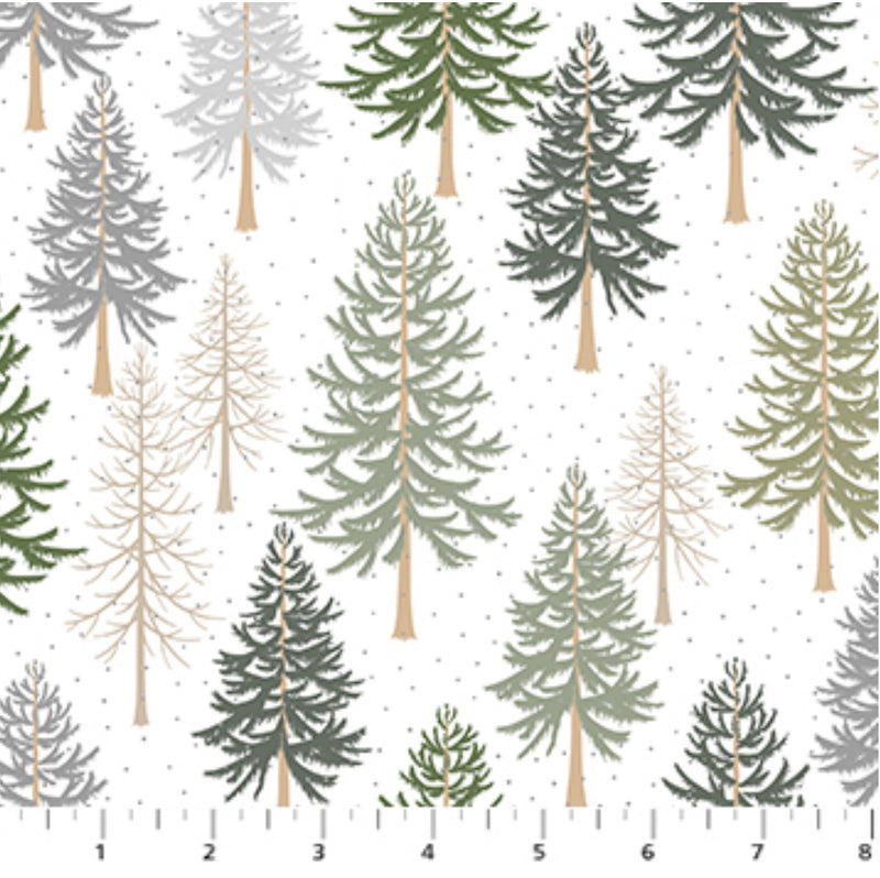 Snowfall - Trees, White