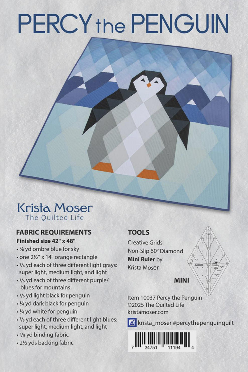 Percy the Penguin pattern by Krista Mosser
