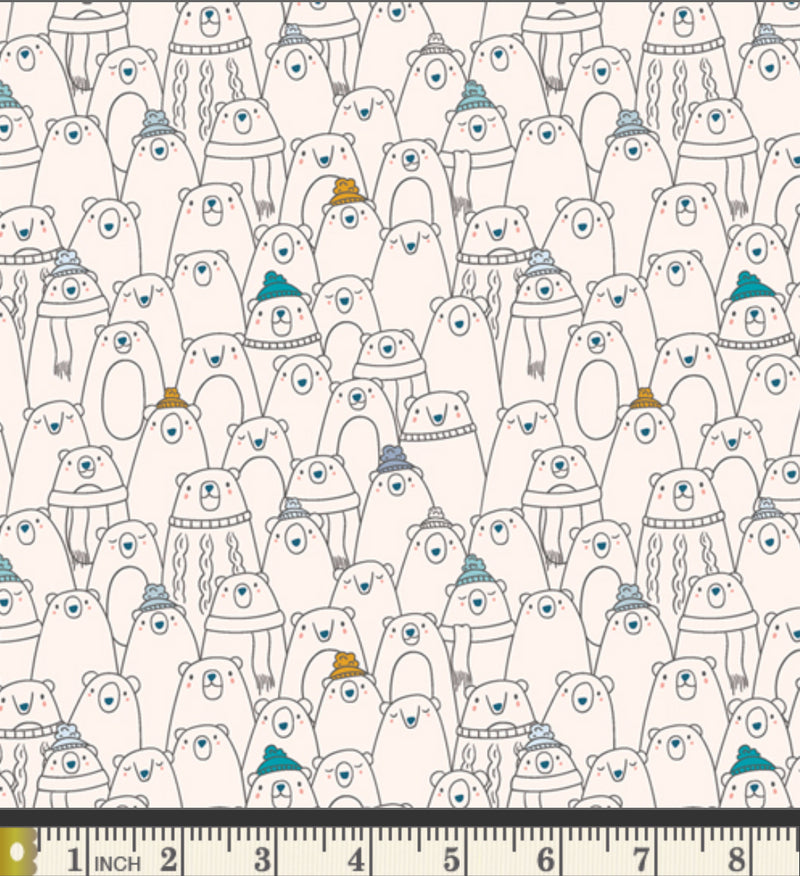 Arctic Tale - Cozy Bears, FLANNEL -  FQS ONLY