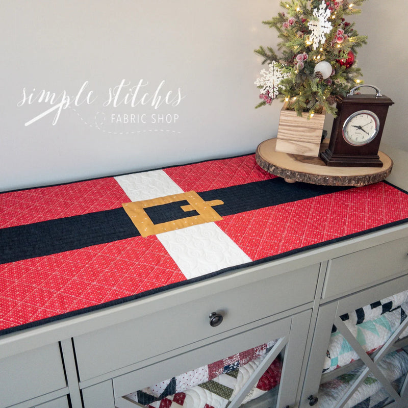 Santa’s Big Day Table Runner & Pillow Pattern