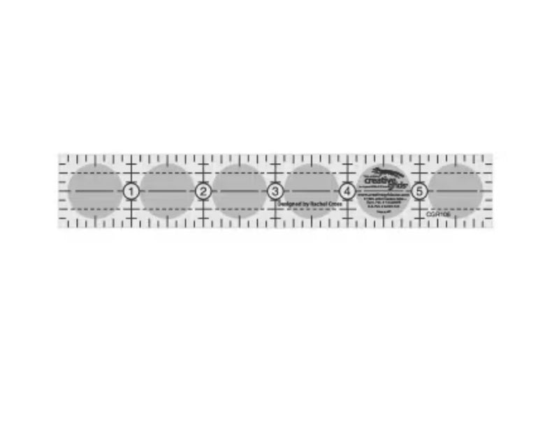 Creative Grids 1” x 6” Acrylic Ruler